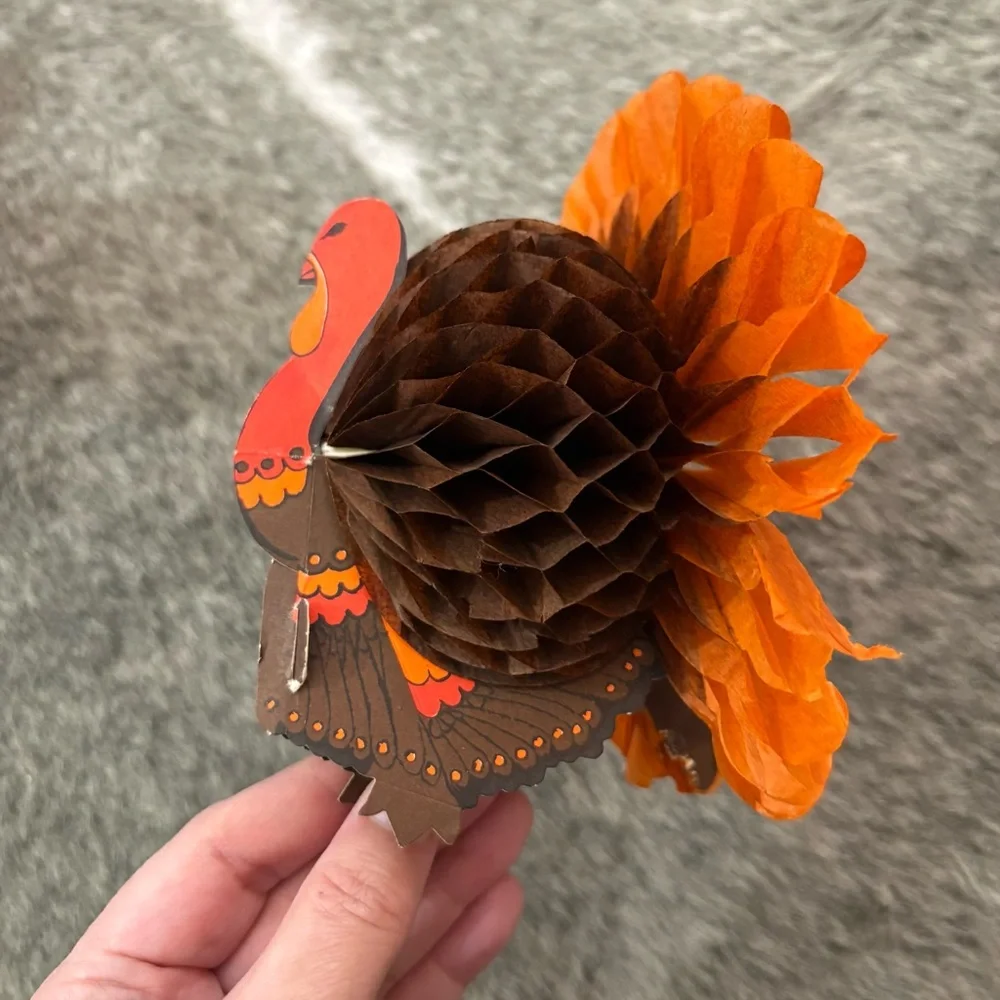 Vintage Thanksgiving Fall Harvest Paper Decorations